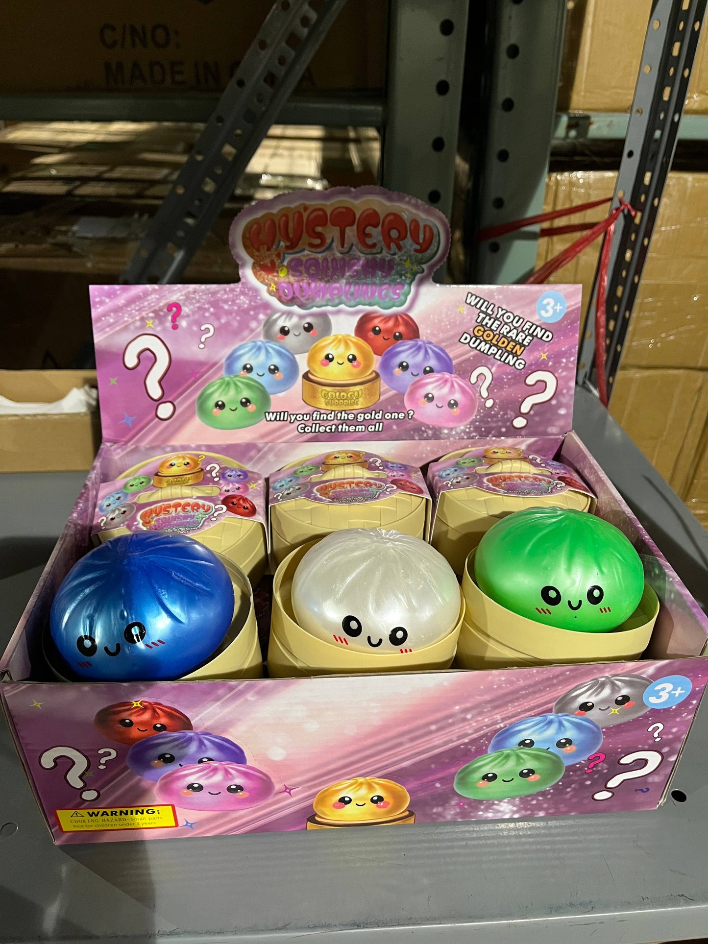 Squishy SOLID Mystery Metallic Dumpling | A126