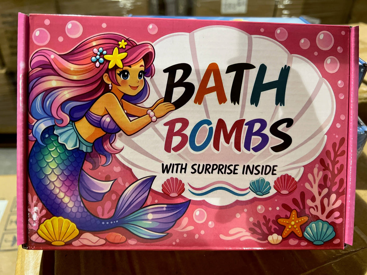 Mermaid Theme Bath Bomb Gift Set