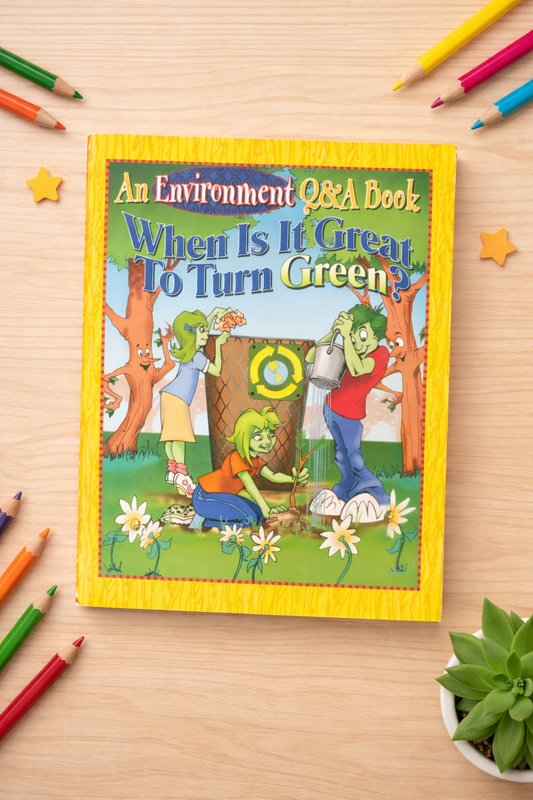 Cover of When Is It Great to Turn Green by Michele Drohan children’s nonfiction book about plants and seasonal changes