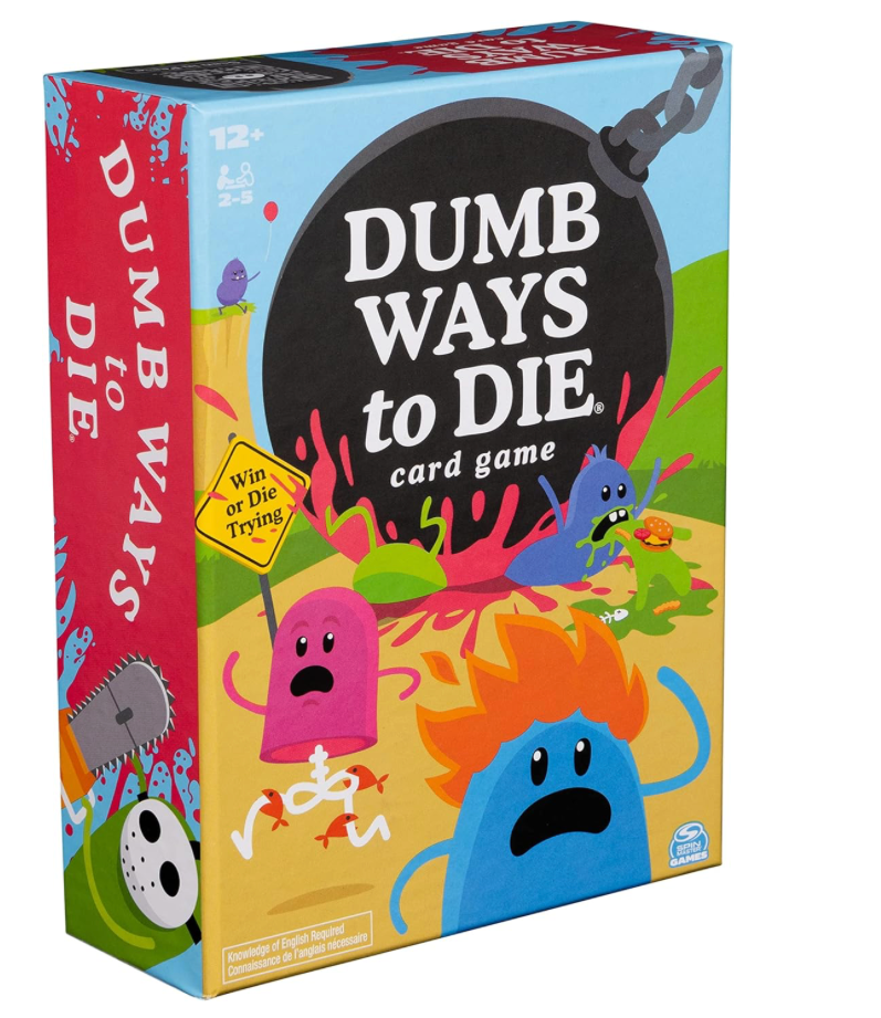 Dumb Ways to Die fast-paced party card game designed for family game nights, parties, and humorous group entertainment