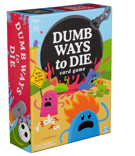 Dumb Ways to Die fast-paced party card game designed for family game nights, parties, and humorous group entertainment