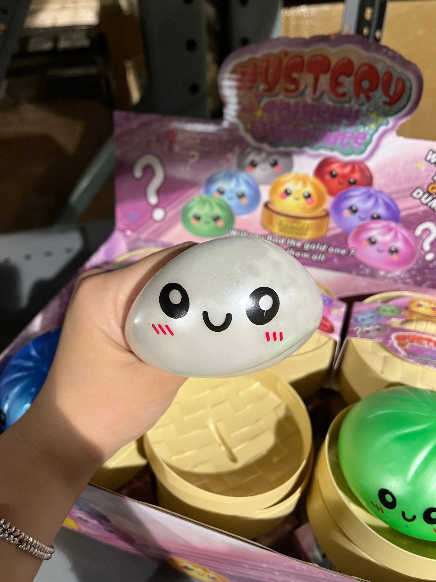 Squishy SOLID Mystery Metallic Dumpling | A126