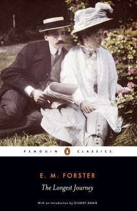 The Longest Journey by E. M. Forster displayed on a bookshelf.