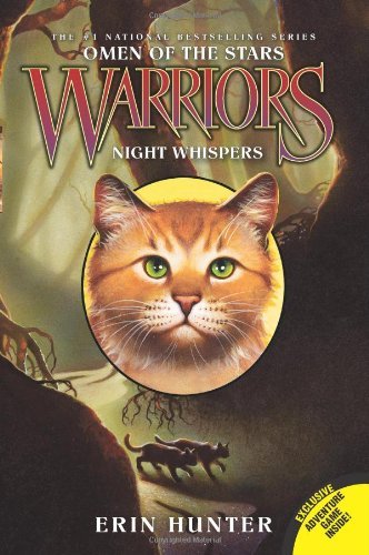 Warriors: Omen of the Stars: Night Whispers by Erin Hunter used fantasy novel for sale.