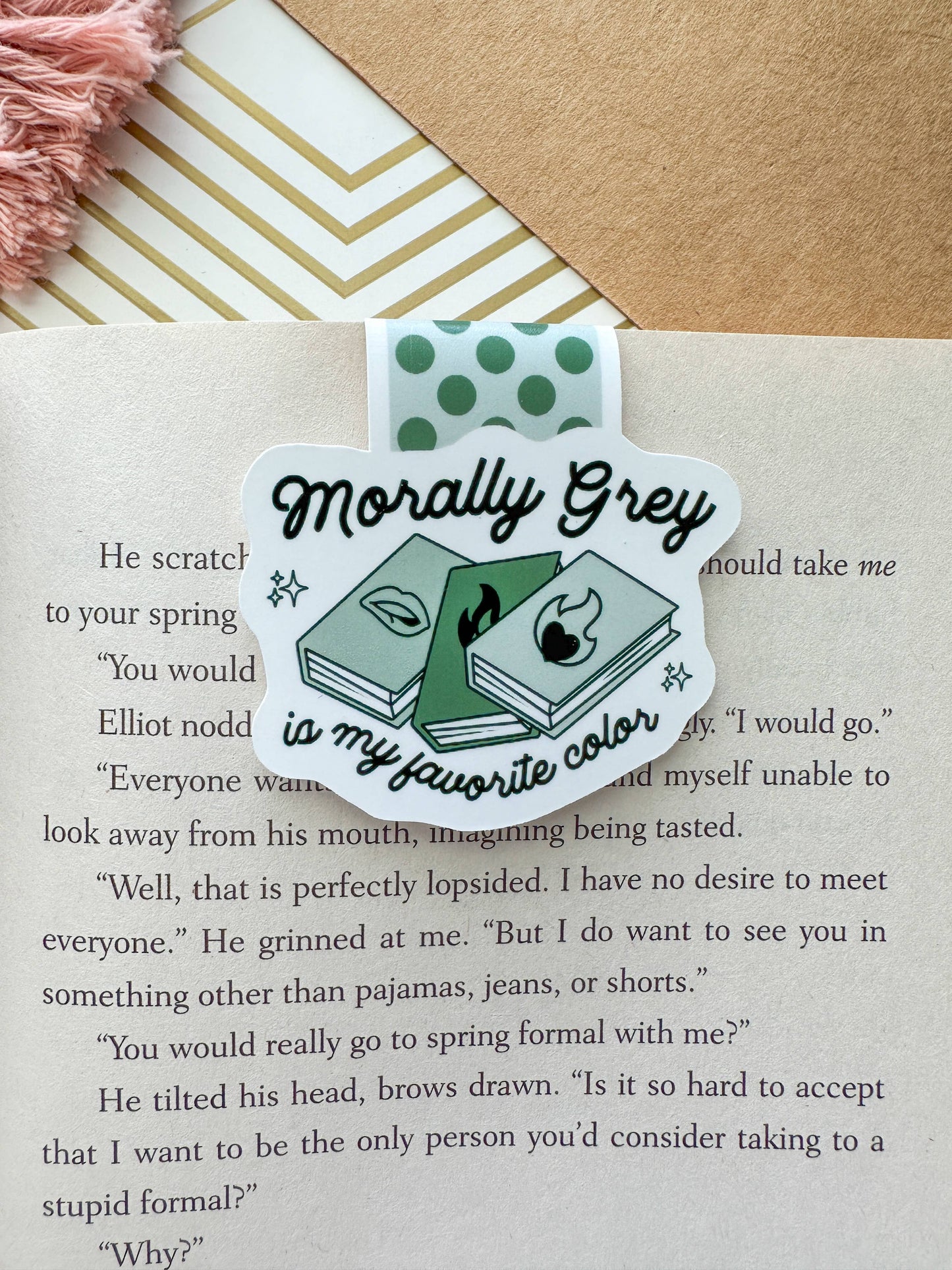 Bookmark, Magnetic: Morally Grey Is My Favorite Color