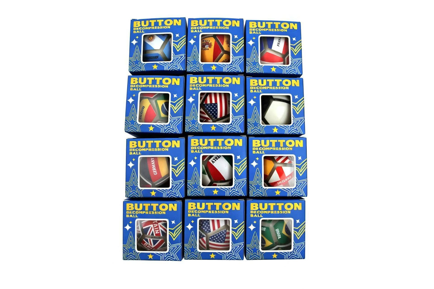 FIFA World Cup Soccer Ball Button Clicker Keychain | A122