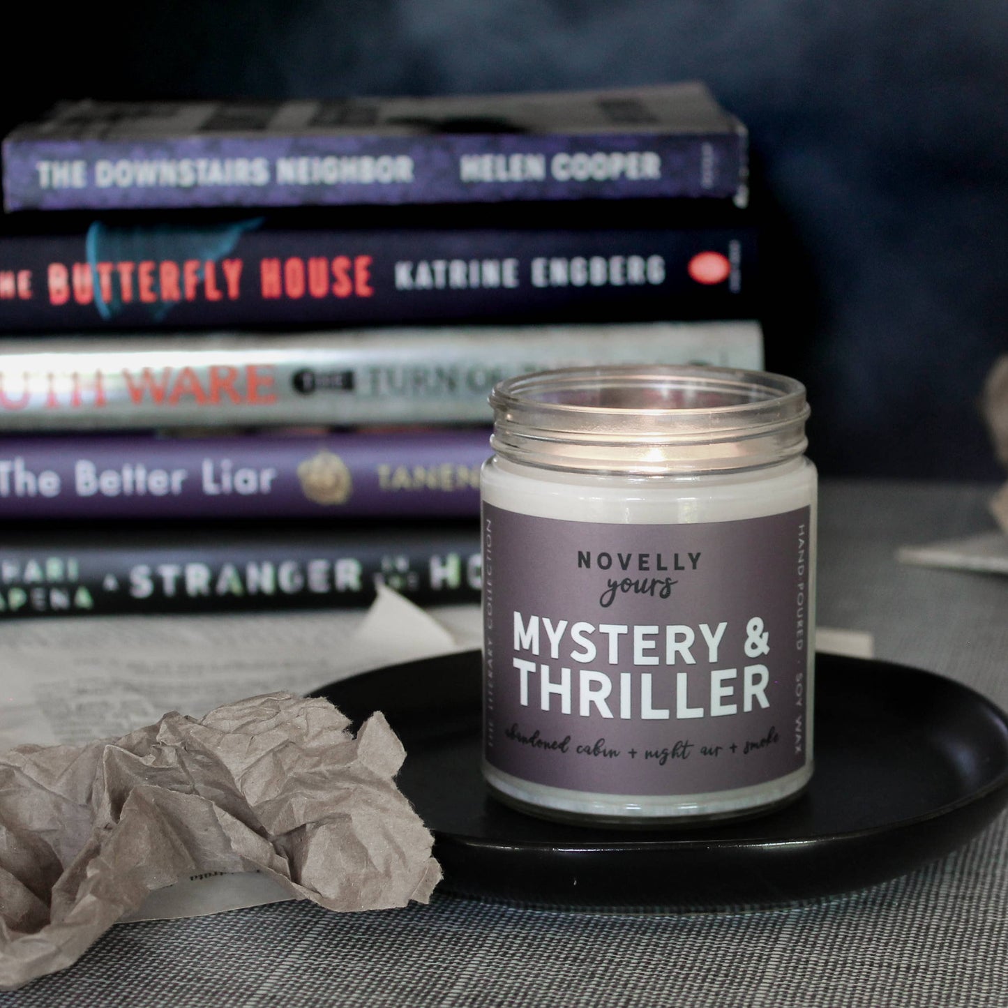 Candle, Hand-Poured Soy: Mystery & Thriller