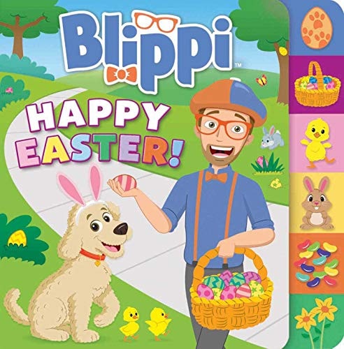 Cover of Blippi: Happy Easter! by Editors of Studio Fun International​