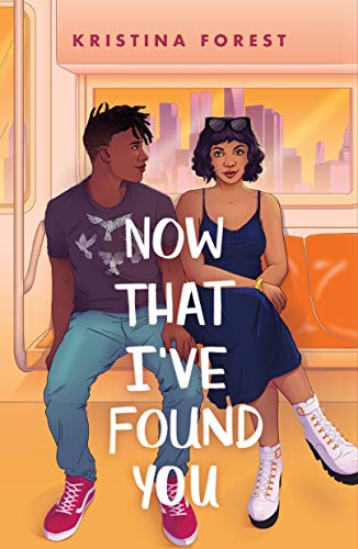Cover of Now That I’ve Found You by Kristina Forest featuring a young woman and a musician in a cozy city setting
