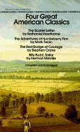 Front cover of Four Great American Classics by Bantam Books featuring a classic literary anthology design