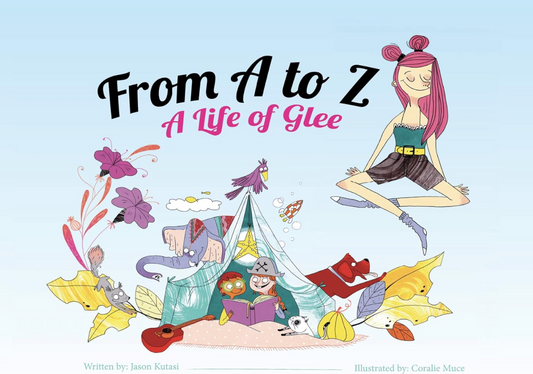 Cover of From A to Z by Jason Kutasi, a children’s alphabet picture book designed for early learning and ABC education.