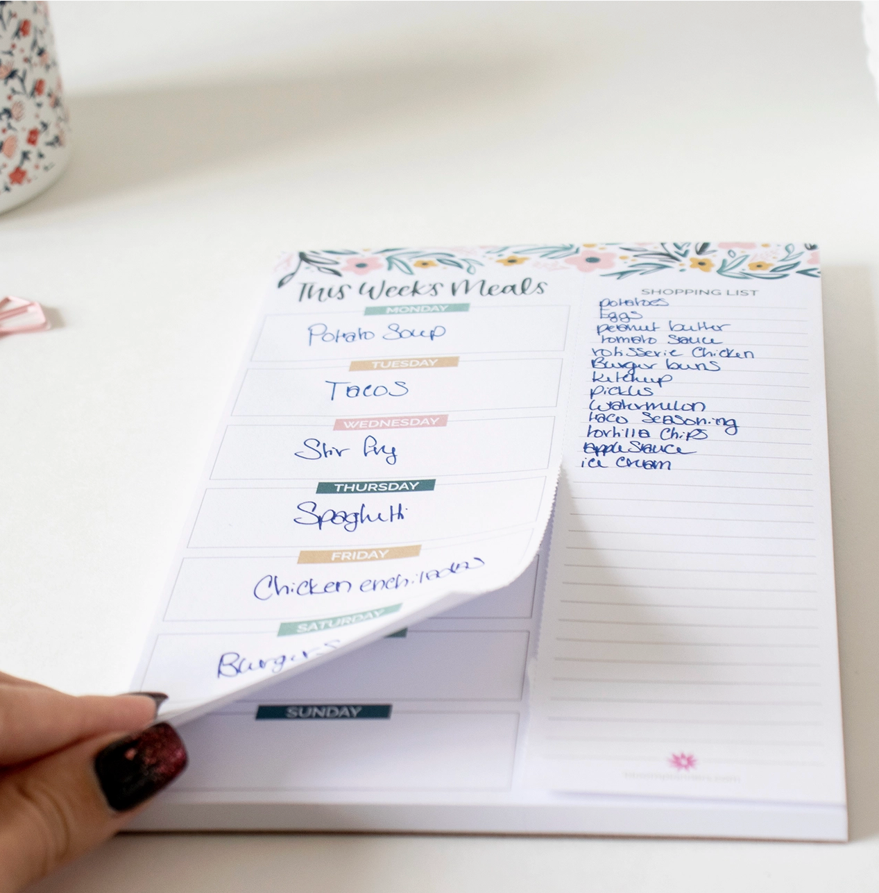 Meal Planner: 60 Weekly Sheets for a Full Year