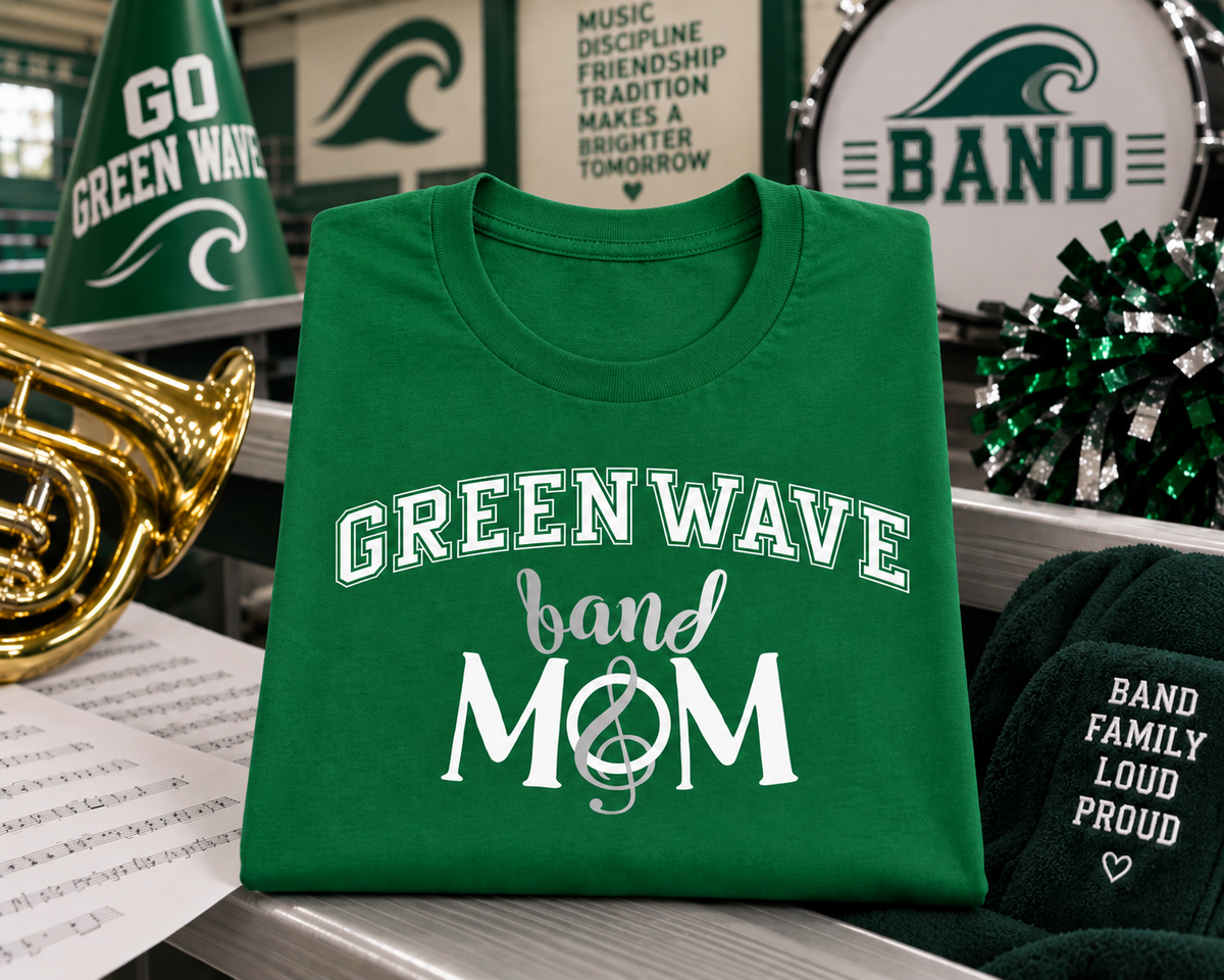 Greenwave Band Mom Shirt