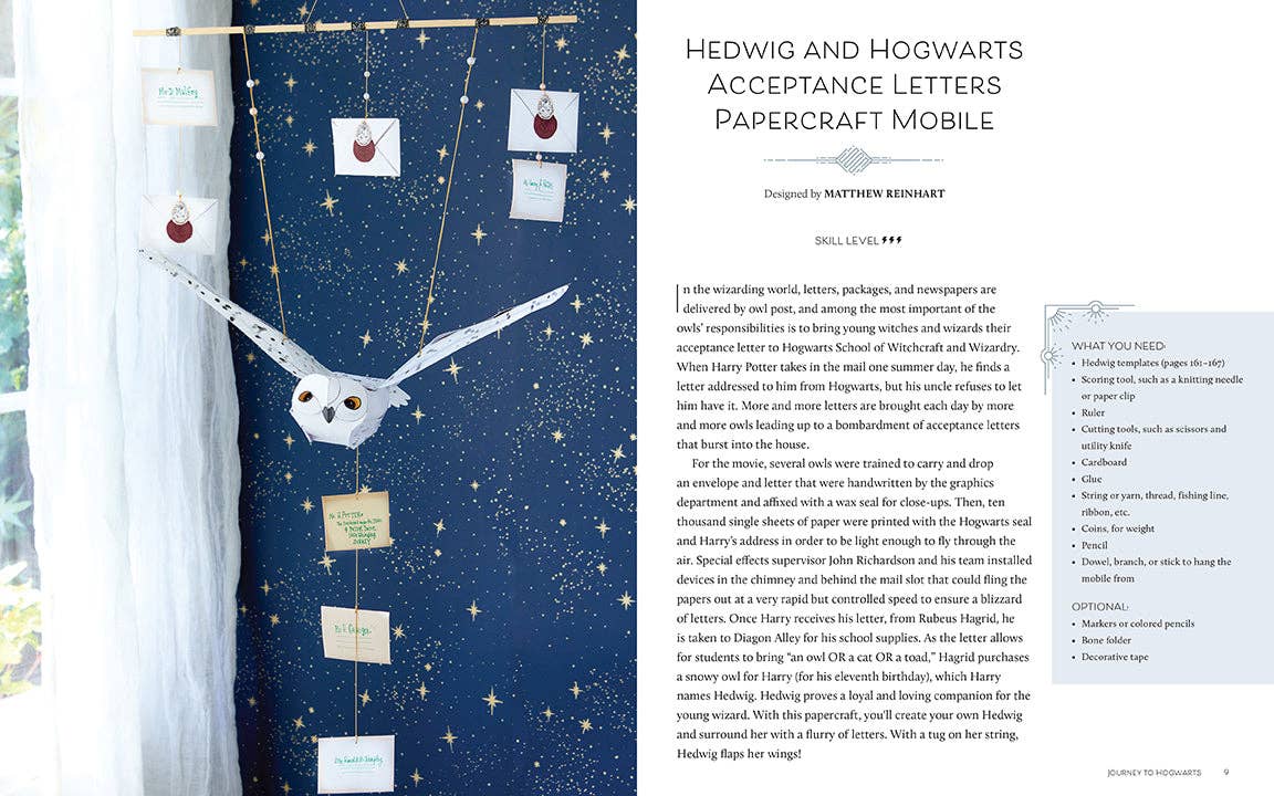 Harry Potter Crafting WizardryaHarry Potter Crafting Wizardry book featuring enchanting DIY projects inspired by the Wizarding World, including wands, potions, and house-themed crafts.