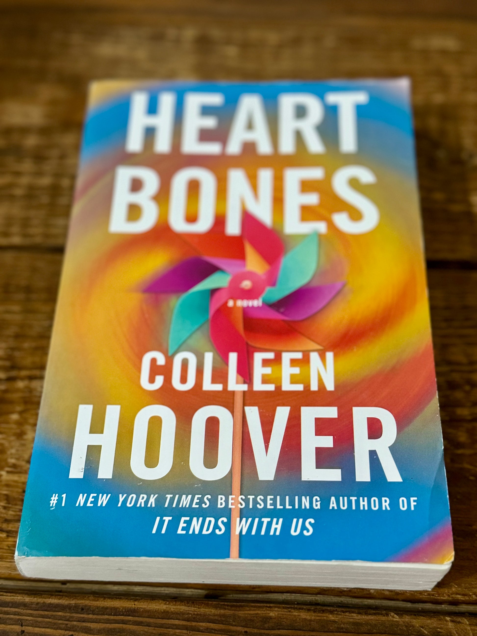 Heart Bones by Colleen Hoover, a gently used contemporary romance in excellent condition, perfect for fans of emotional love stories.