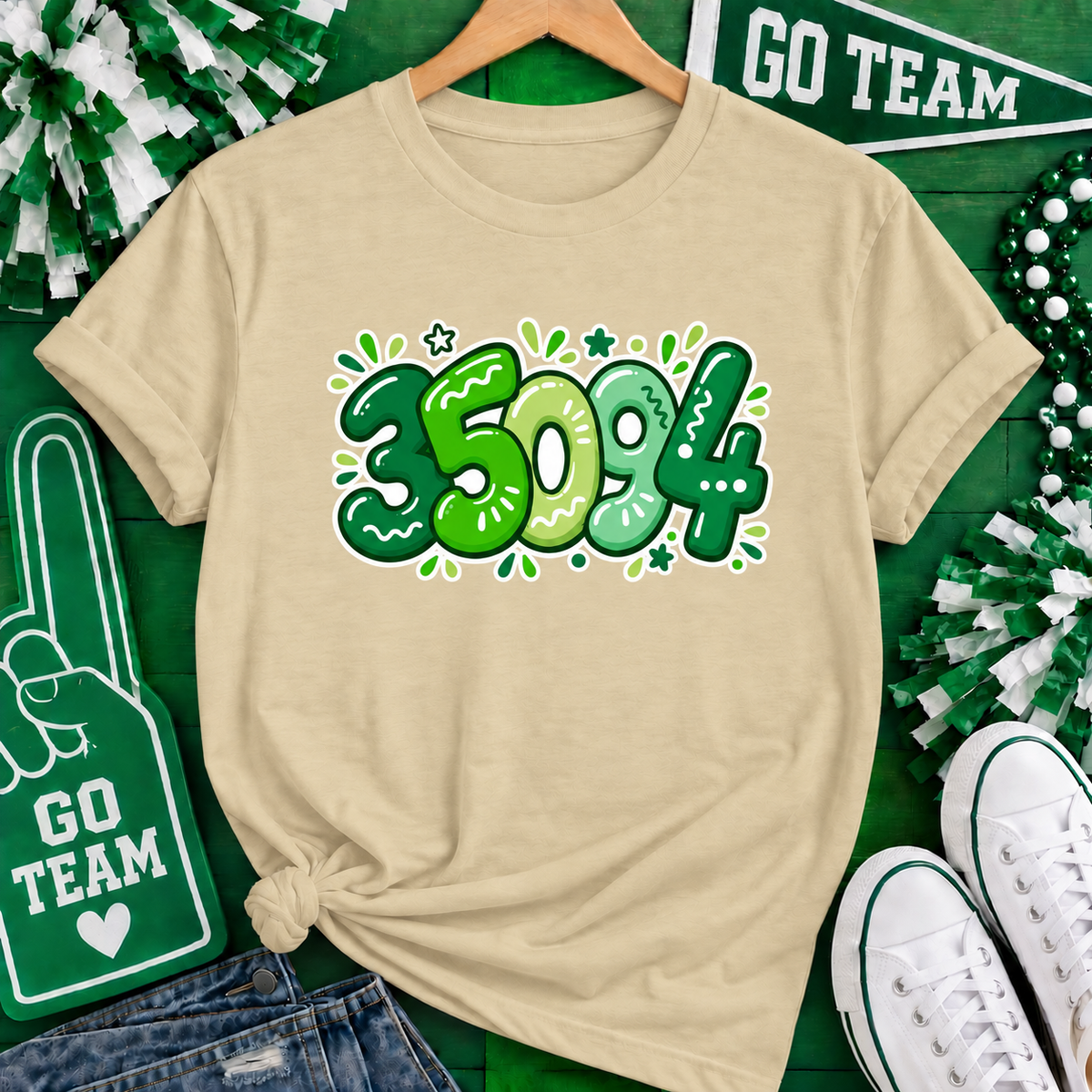 Leeds Alabama 35094 natural school spirit T-shirt