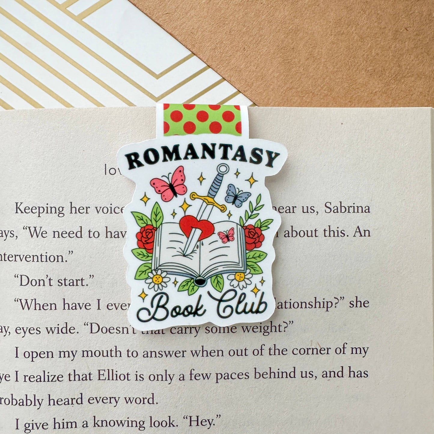 Bookmark, Magnetic: Romantasy Book Club Fantasy