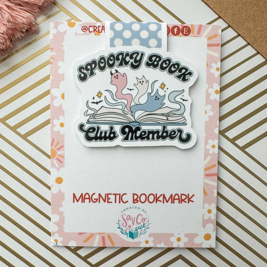 Bookmark, Magnetic: Spooky Book Club