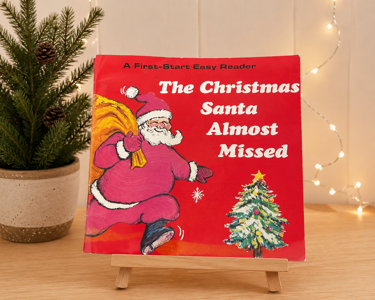 The Christmas Santa Almost Missed by Marian Frances, 1970 paperback in good condition.