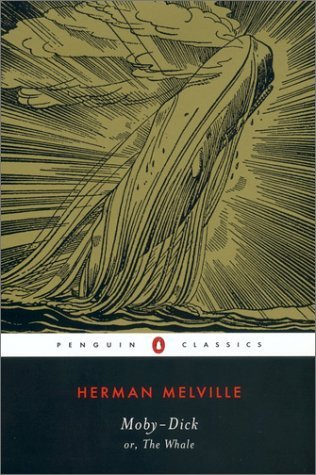 Cover of Moby-Dick by Herman Melville, classic American novel about Captain Ahab and the white whale.