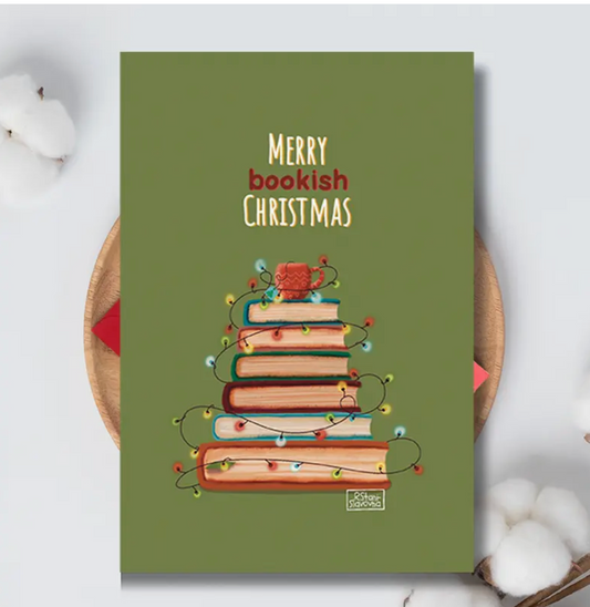 Christmas Card: Merry Bookish Christmas