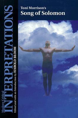 Book cover of 'Song of Solomon' with a person diving into water and clouds.
