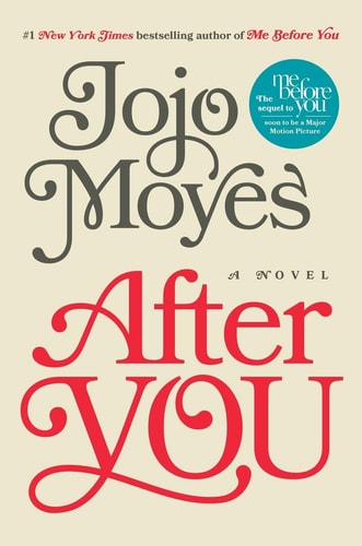 Book cover of 'After You' by Jojo Moyes with a beige background