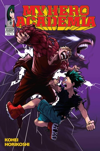 My Hero Academia Vol 9 by Kohei Horikoshi manga featuring superhero students and action adventure storyline
