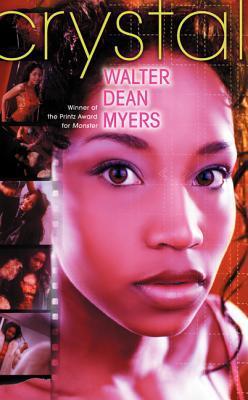 Cover of Crystal by Walter Dean Myers, depicting a young African American girl against a New York City backdrop.