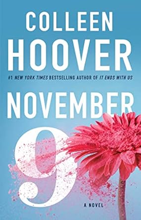 November 9 by Colleen Hoover, a paperback contemporary romance in good used condition, perfect for fans of heartfelt love stories.