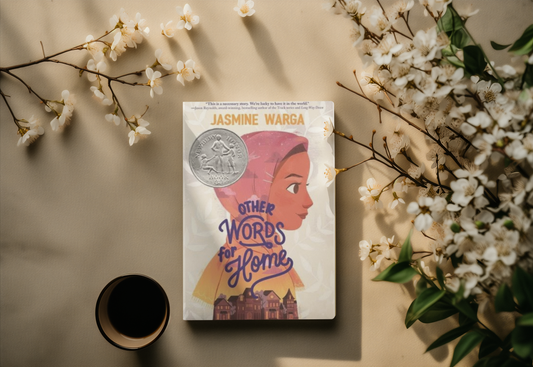 Paperback copy of Jasmine Warga’s Other Words for Home in like new condition, a multicultural middle-grade novel.