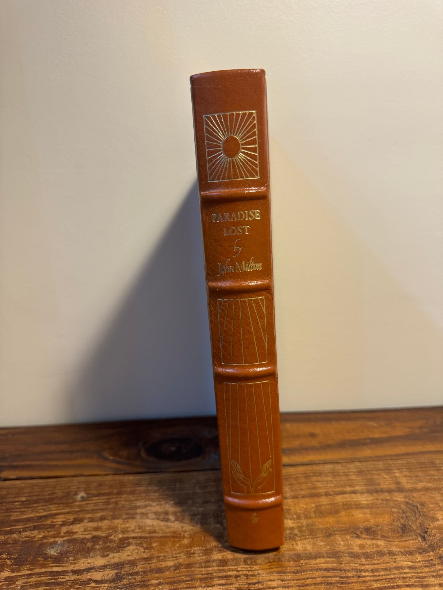 Vintage Leather-Bound Collector's Edition of Paradise Lost by John Milton (Easton Press, 1976)