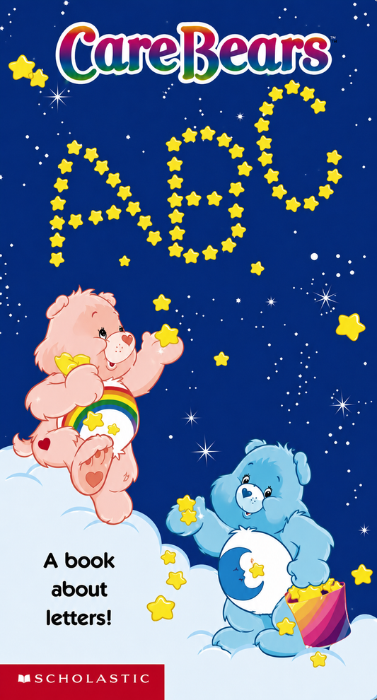 Front cover of The Care Bears ABC by Peggy Kahn children’s alphabet book