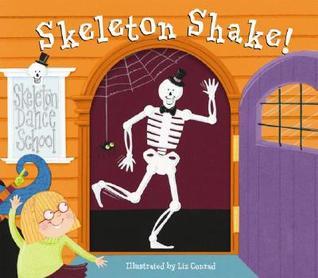 Skeleton Shake board book by Piggy Toes Press featuring a playful Halloween skeleton for toddle
