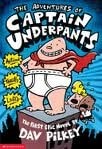 Book cover of 'The Adventures of Captain Underpants' by Dav Pilkey