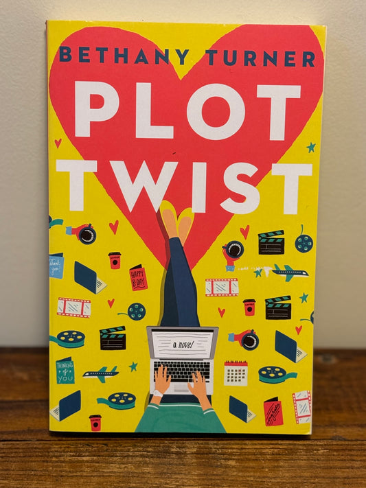 Paperback copy of Bethany Turner’s Plot Twist in like new condition, a witty romantic comedy novel.