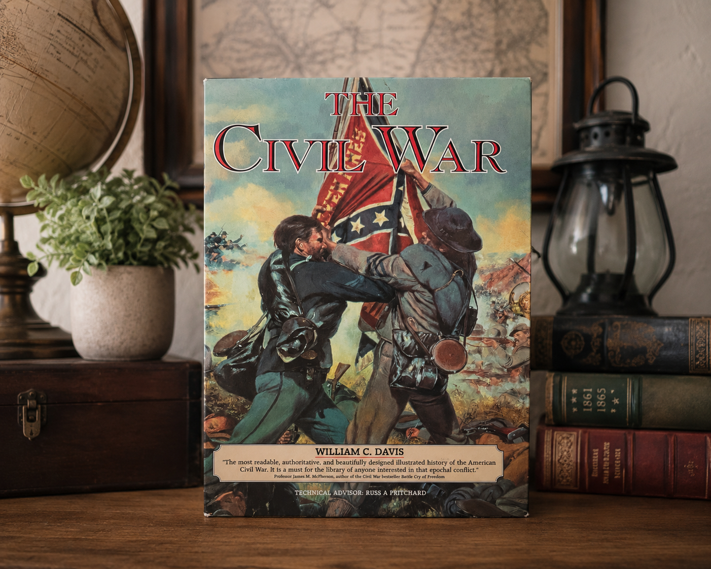 Front of Rebels & Yankees: The Civil War three-volume boxed set by William C. Davis.