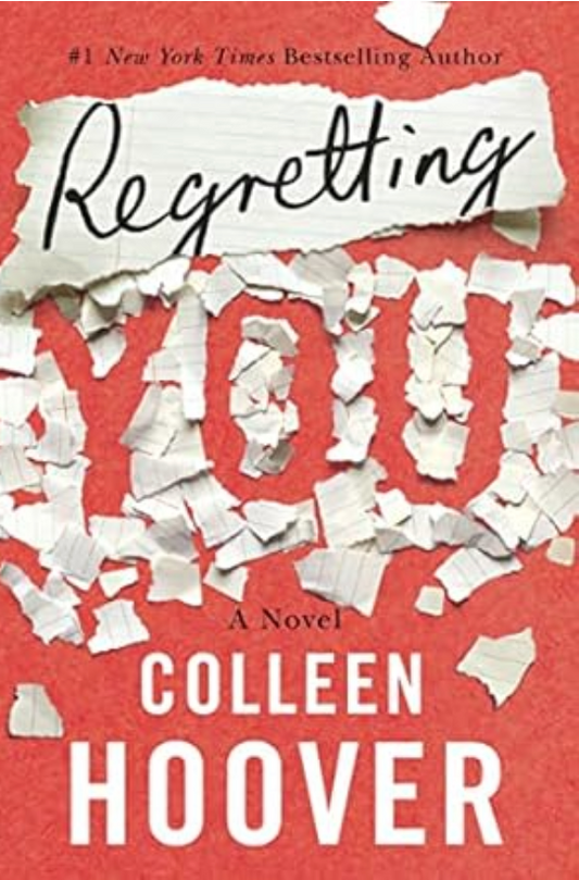 Paperback copy of Colleen Hoover’s Regretting You in excellent used condition, a poignant contemporary fiction novel.