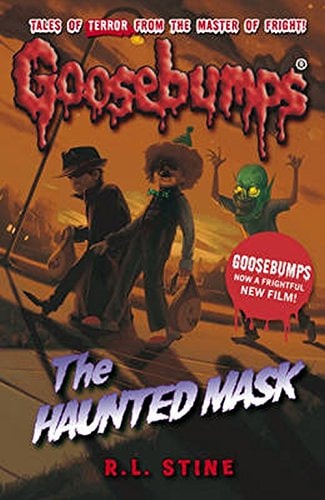 The Haunted Mask by R. L. Stine, a classic Goosebumps Halloween chapter book.