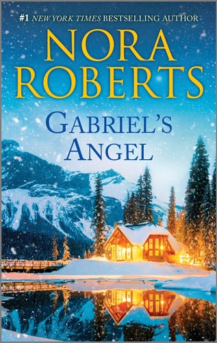 Front cover of Gabriels Angel by Nora Roberts displayed on a neutral background, cozy Christmas romance novel