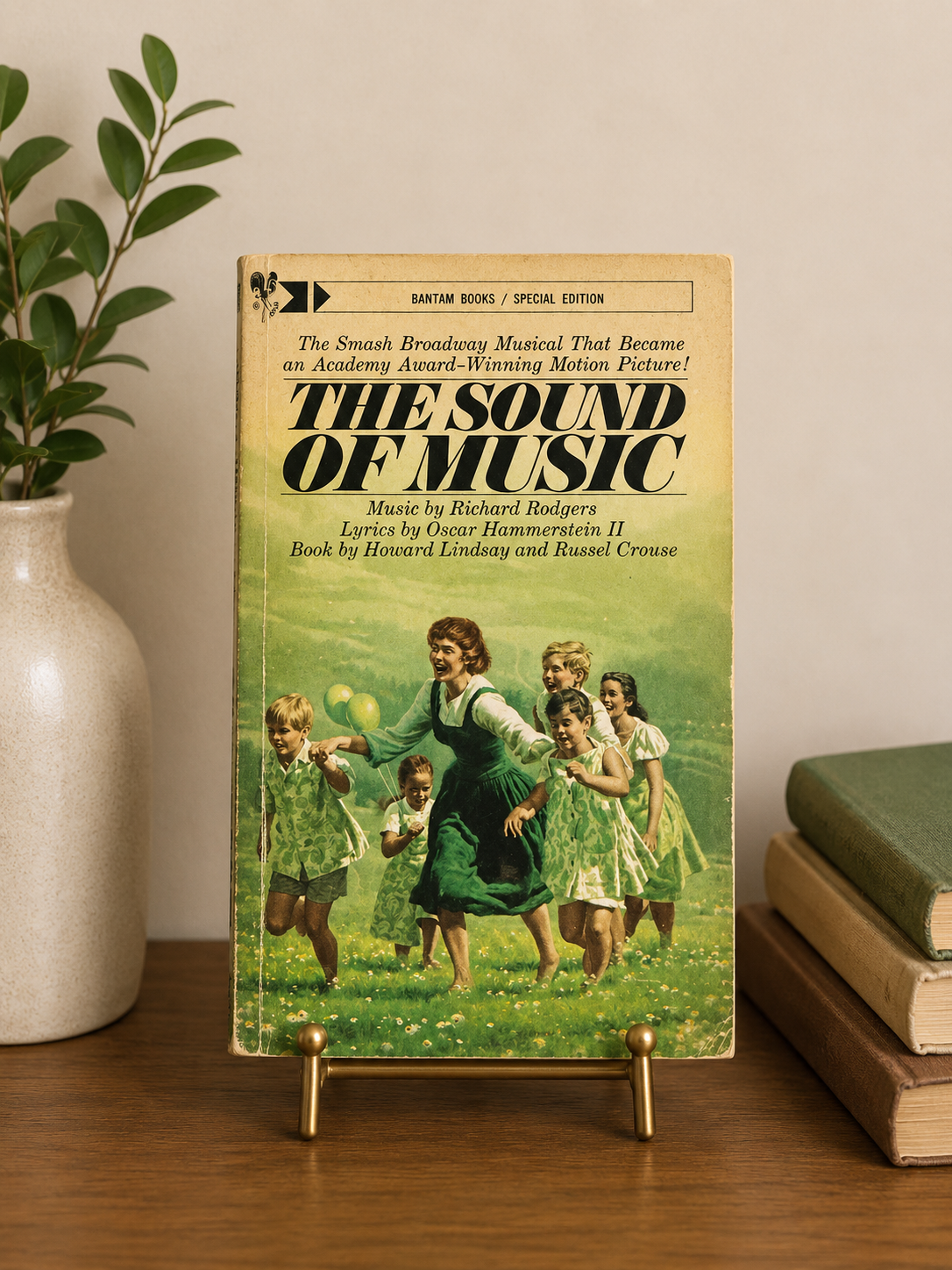 Vintage Bantam Special Edition paperback of The Sound of Music featuring artwork inspired by the famous musical and film