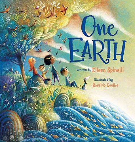 Cover of One Earth by Eileen Spinelli children’s picture book about caring for the planet and nature