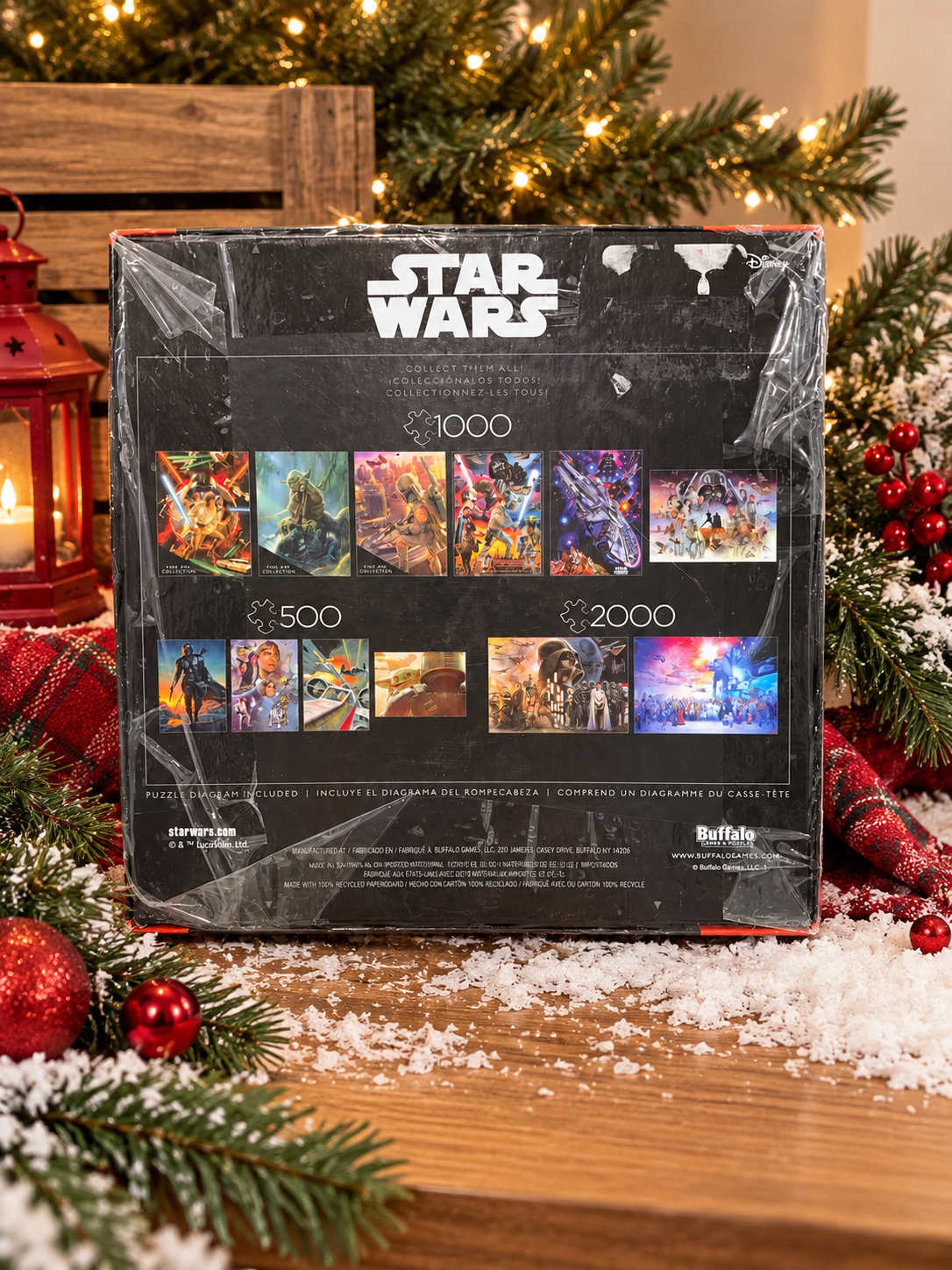 Star Wars Santa Yoda Christmas Puzzle