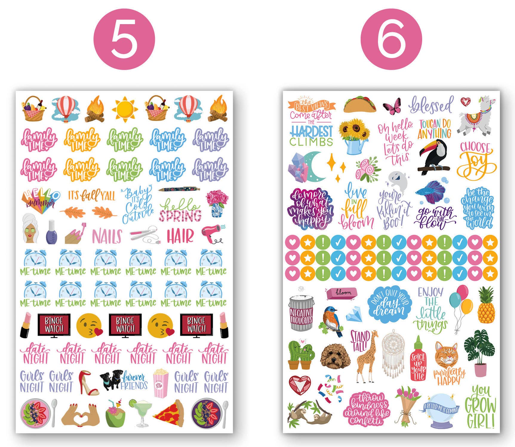 Sticker Pack for Planners: 708 Classic Stickers for Planning