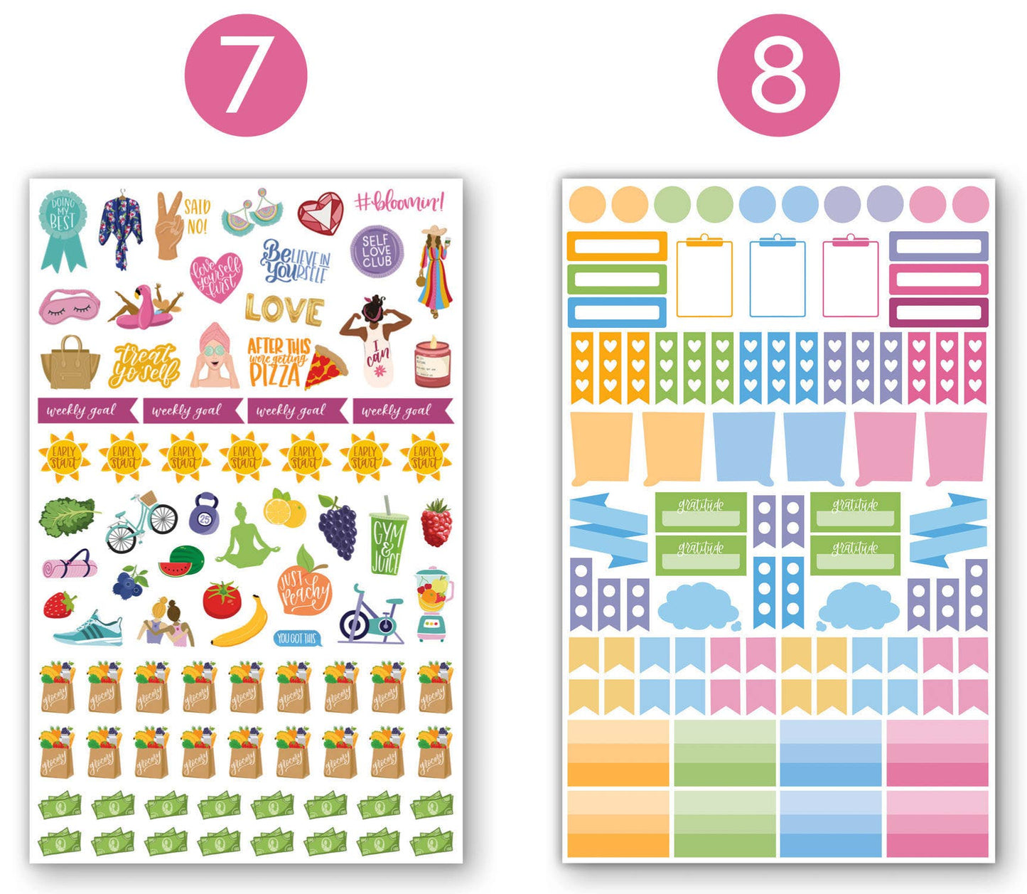 Sticker Pack for Planners: 708 Classic Stickers for Planning