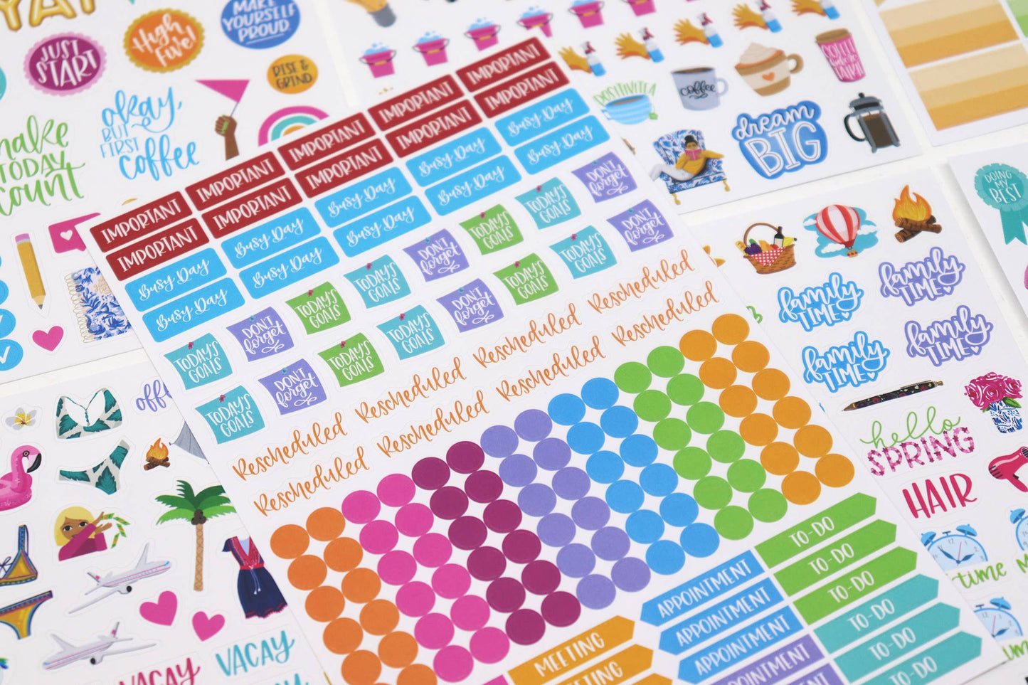 Sticker Pack for Planners: 708 Classic Stickers for Planning