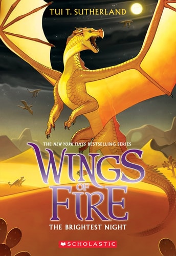 Cover of Wings of Fire: The Brightest Night by Tui T. Sutherland​