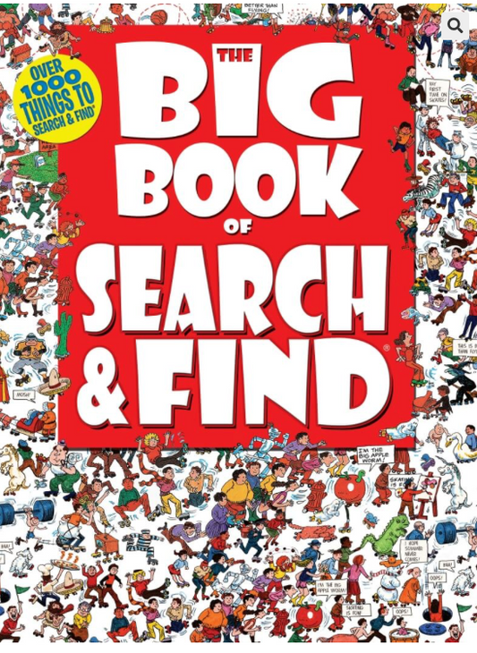 Cover of The Big Book of Search and Find by Kidsbooks LLC children’s activity book with hidden objects