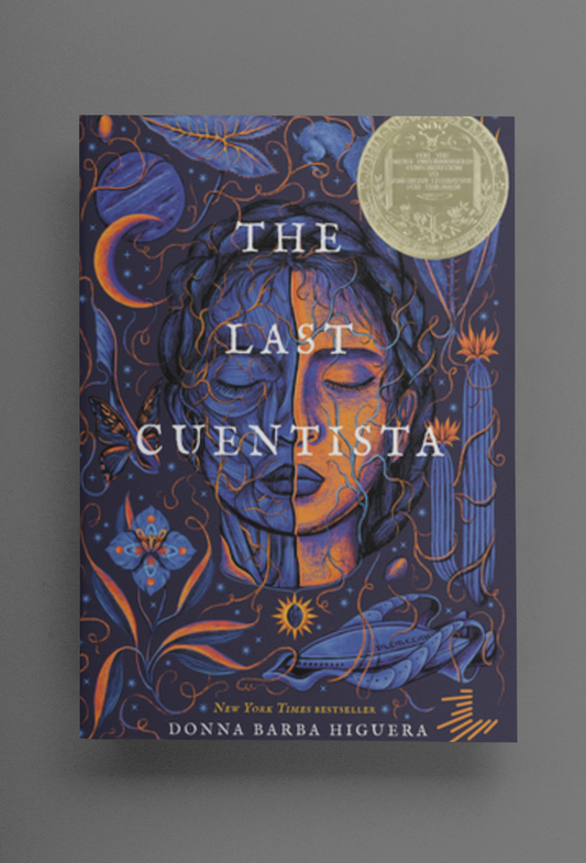 Paperback copy of Donna Higuera’s The Last Cuentista in like new condition, a Newbery Medal-winning science fiction novel.