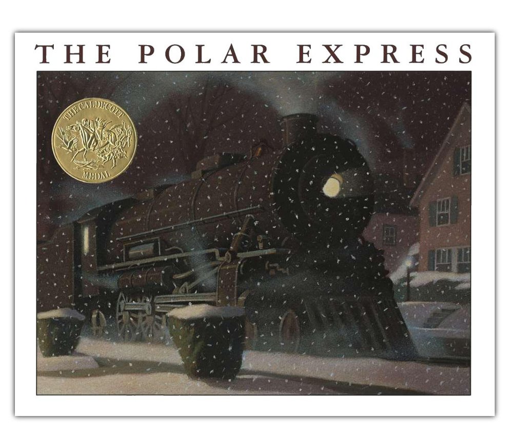 The Polar Express by Chris Van Allsburg classic children’s Christmas book about magical train journey to the North Pole
